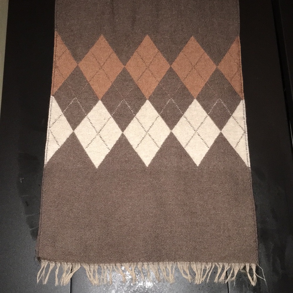 Reversible St. Michael Wool Scarf Made - W Germany